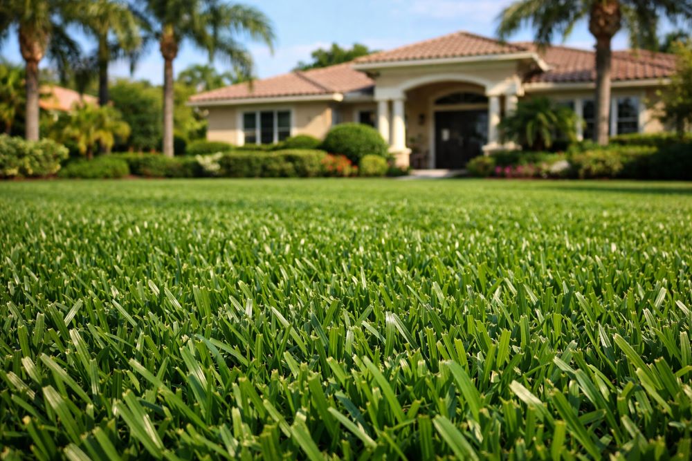St Augustine Florida lawn and sunshine