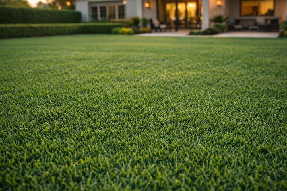 Zoysia grass lawn